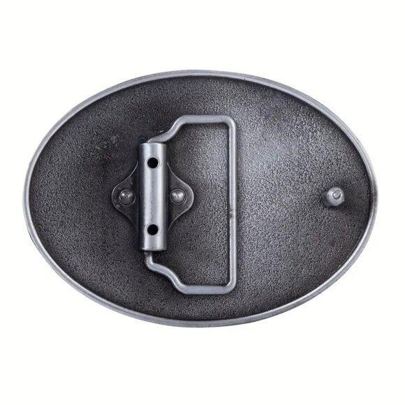 United States of America Bald Eagle Belt Buckle,‎ Flag, USA, Antique Silver Tone - Picture 3 of 3